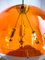 Lampada a sospensione Space Age arancione di MCM, attribuita a Raak Amsterdam, Immagine 8