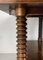 Brutalist Wood Turned Wine Press Side Table by Charles Dudouyt, 1950s, Image 10