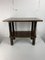 Brutalist Wood Turned Wine Press Side Table by Charles Dudouyt, 1950s, Image 7