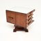 Art Deco Revolving Occasional Table in Satin Birch, 1930s 4