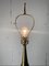Grande Lampe de Bureau Sputnik Vintage en Laiton, 1950s 6