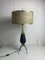 Grande Lampe de Bureau Sputnik Vintage en Laiton, 1950s 1