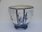 Large French Blue and White Cache Pot, 1906, Image 2