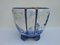 Large French Blue and White Cache Pot, 1906 1