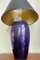 Vintage Danish Purple Glass Lamp by Jørgen Mortensen for Jm Glass, Portugal, 1990s 5