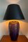 Vintage Danish Purple Glass Lamp by Jørgen Mortensen for Jm Glass, Portugal, 1990s 6