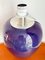 Vintage Danish Purple Glass Lamp by Jørgen Mortensen for Jm Glass, Portugal, 1990s 8