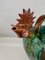 Rooster-Shaped Jug in Enameled Majolica Ceramic, 1960s 11