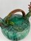 Rooster-Shaped Jug in Enameled Majolica Ceramic, 1960s 9