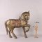 Horse Sculpture, Wood, Brass and Copper Sheet Metal, Image 2