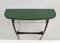 Ebony and Glass Console Table, Italy, 1950s 8