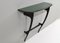 Ebony and Glass Console Table, Italy, 1950s 6