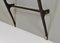 Ebony and Glass Console Table, Italy, 1950s 14