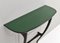 Ebony and Glass Console Table, Italy, 1950s 9