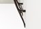 Ebony and Glass Console Table, Italy, 1950s 16
