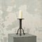 Mid-Century Brutalist Candle Holder in Wrought Iron, 1960s, Image 2