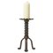 Mid-Century Brutalist Candle Holder in Wrought Iron, 1960s, Image 1