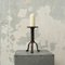 Mid-Century Brutalist Candle Holder in Wrought Iron, 1960s, Image 5