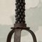 Mid-Century Brutalist Candle Holder in Wrought Iron, 1960s, Image 9