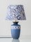 Lotus Gouda Table Lamp by Amitabha Studio with Liberty London Shade, 1970s, Image 1