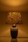Lotus Gouda Table Lamp by Amitabha Studio with Liberty London Shade, 1970s, Image 9