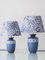 Lotus Gouda Table Lamp by Amitabha Studio with Liberty London Shade, 1970s, Image 11