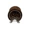 Gaudi Ottoman in Brown Fabric from Bretz 8