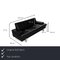 AK 644 3-Seater Sofa in Black Leather from Rolf Benz 1