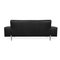 AK 644 3-Seater Sofa in Black Leather from Rolf Benz 6