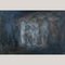 Manuel Rufi Gibert, Composition Abstraite Bleue et Grise, Peinture à l'Huile 1