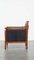 Silla Art Déco de cuero negro de Schuitema, Imagen 5