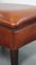 Brown Ottoman in Cowhide 11