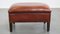 Brown Ottoman in Cowhide 2
