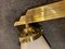 Italian Art Deco Brass Wall Lamps with Opaline Glass Tulip Shades, 1920s, Set of 2 3