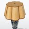 Antique Porcelain Table Lamp with Parchment Shade, 1910s 3