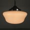 Art Deco Pendant Lamp with White Shade, 1930s, Image 8