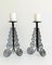 Large Spanish Cortijo Style Black Forged Iron Candelabras, Spain, 1970s, Set of 2 12