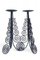Large Spanish Cortijo Style Black Forged Iron Candelabras, Spain, 1970s, Set of 2 13