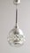 Suspension Postmoderne en Aluminium, Cristal et Verre attribuée à Pia Guidetti Crippa pour Lumi, 1960s 1