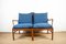 Danish 2-Seater Sofa in Mahogany and Cane Model Pj 149/2 by Ole Wanscher for Poul Jeppesen, 1960s, Image 21