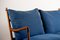 Danish 2-Seater Sofa in Mahogany and Cane Model Pj 149/2 by Ole Wanscher for Poul Jeppesen, 1960s 11