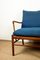 Danish 2-Seater Sofa in Mahogany and Cane Model Pj 149/2 by Ole Wanscher for Poul Jeppesen, 1960s, Image 5