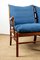 Danish 2-Seater Sofa in Mahogany and Cane Model Pj 149/2 by Ole Wanscher for Poul Jeppesen, 1960s 16
