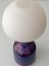 Moderne Mid-Century Tischlampe aus Keramik mit Opalglas Lampenschirm von Jaap Ravelli, 1950er 4