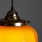 Vintage Pendant Lamp in Brown Glass from Peill & Putzler, Germany, 1970s 5