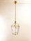 Brass and Clear Glass Lantern 1