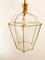 Brass and Clear Glass Lantern 3