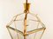 Brass and Clear Glass Lantern 16