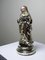 Virgen pequeña en policromía y vidrio Eglomisée, Imagen 3