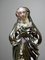 Virgen pequeña en policromía y vidrio Eglomisée, Imagen 2
